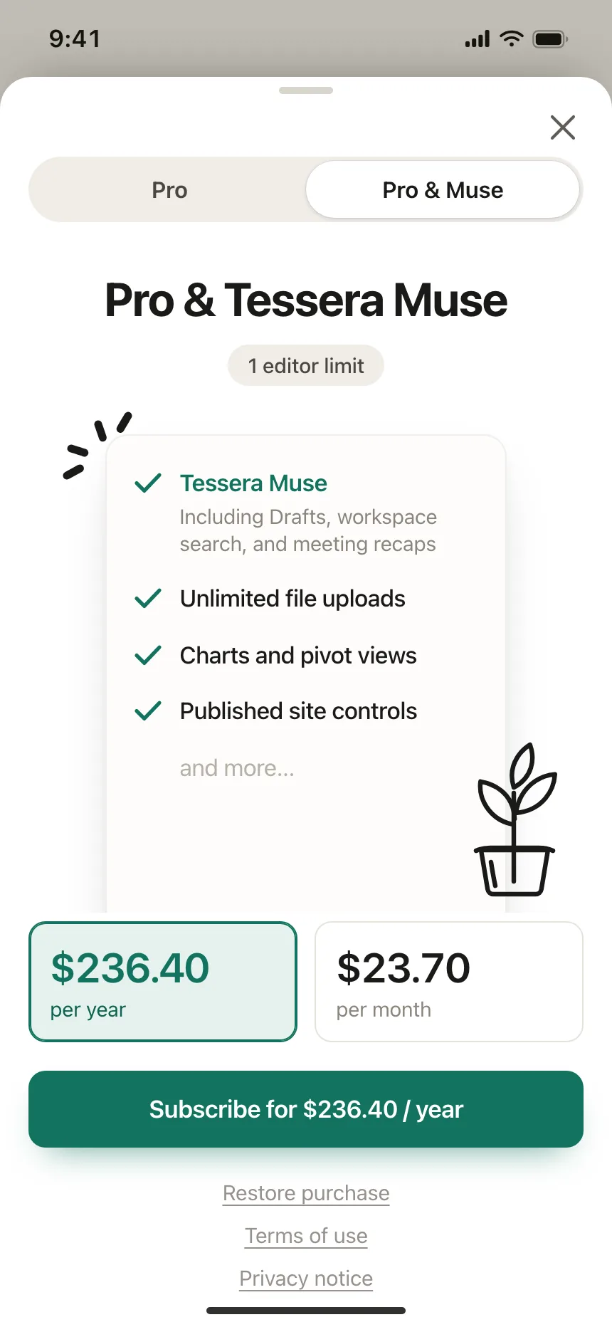 Pricing