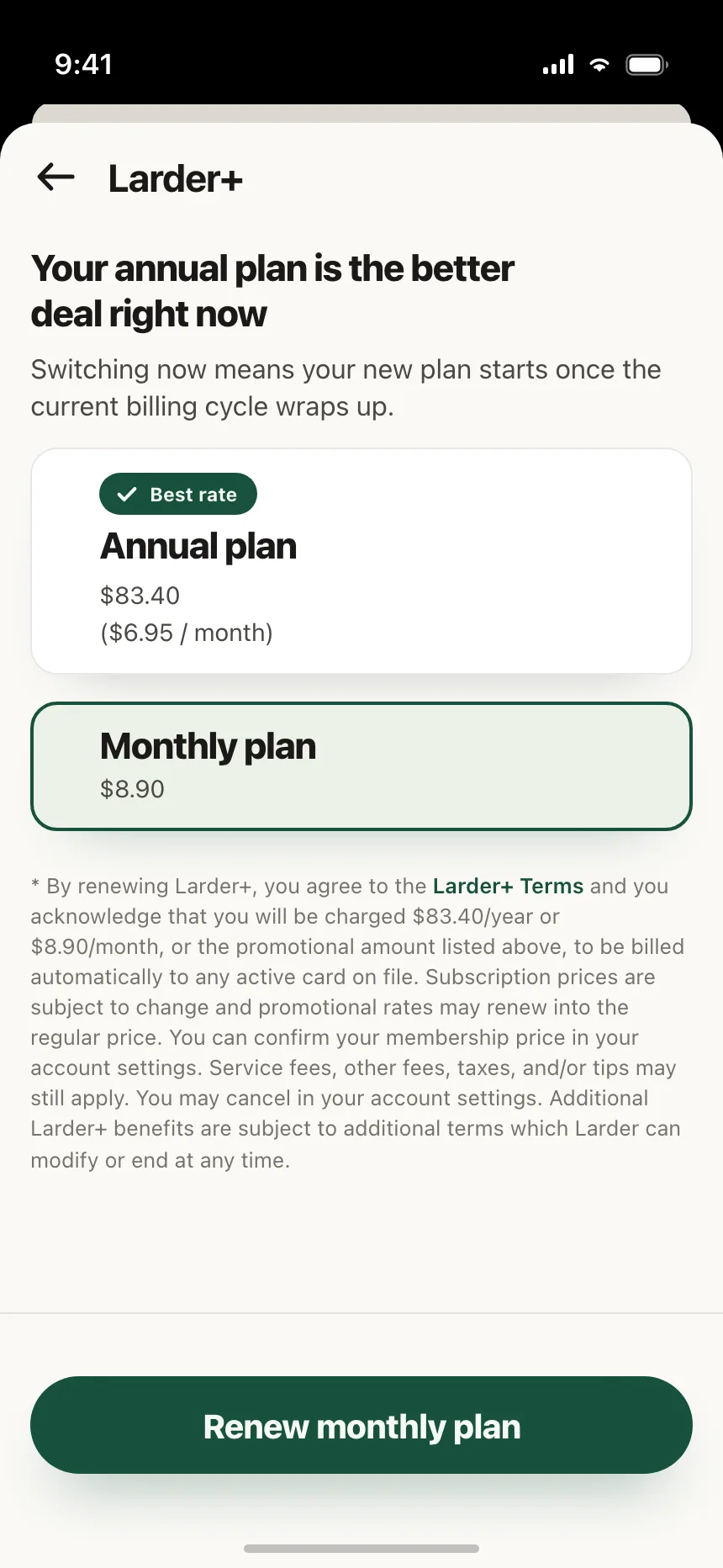 Pricing
