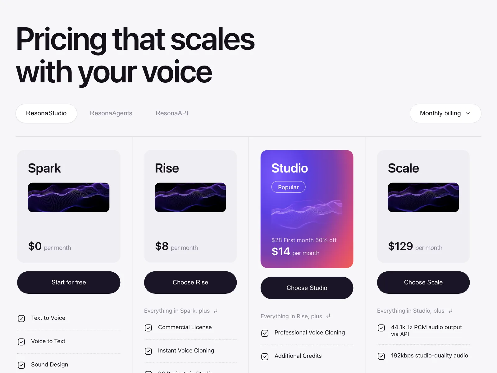 Pricing