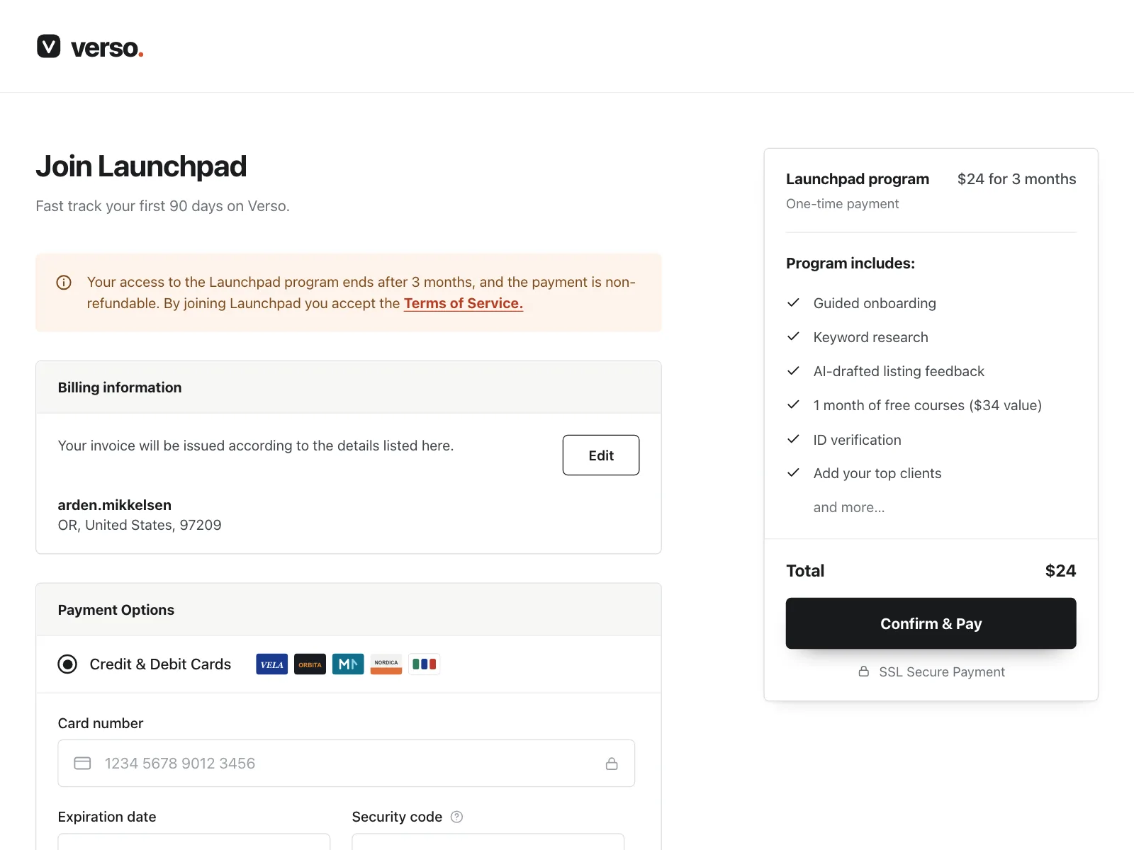 Pricing