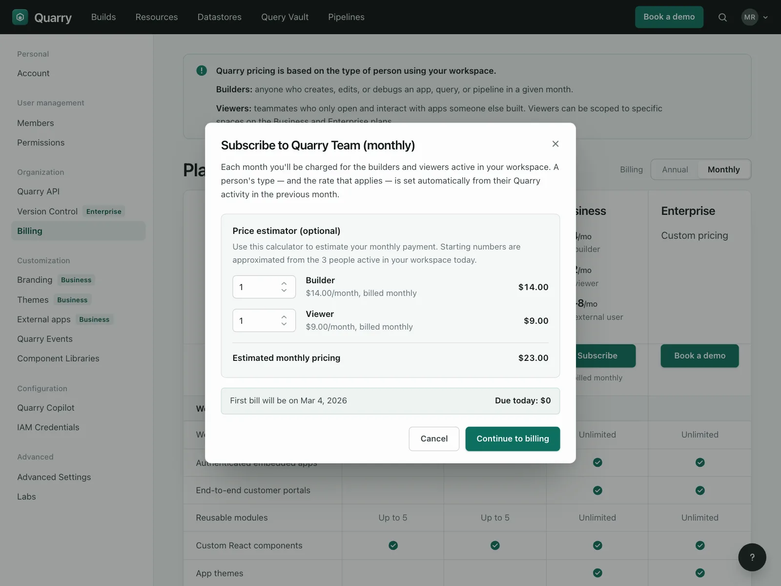 Pricing