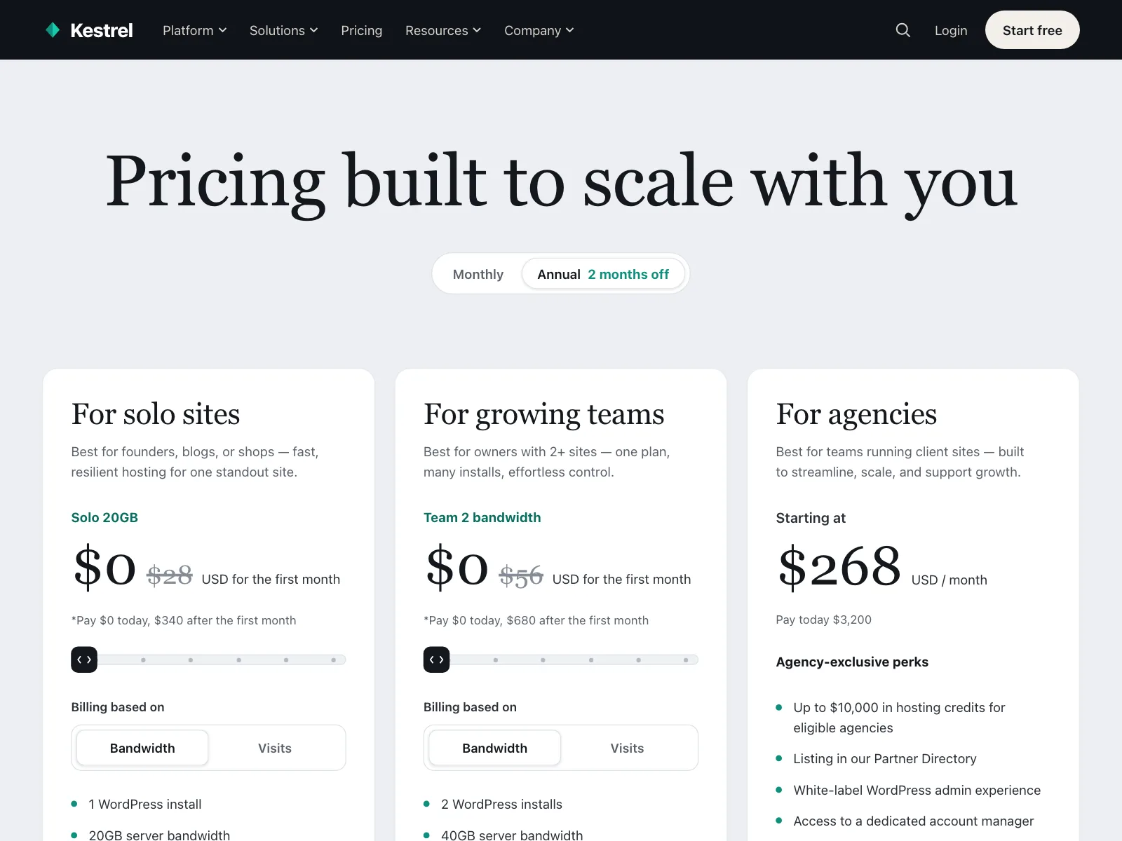 Pricing