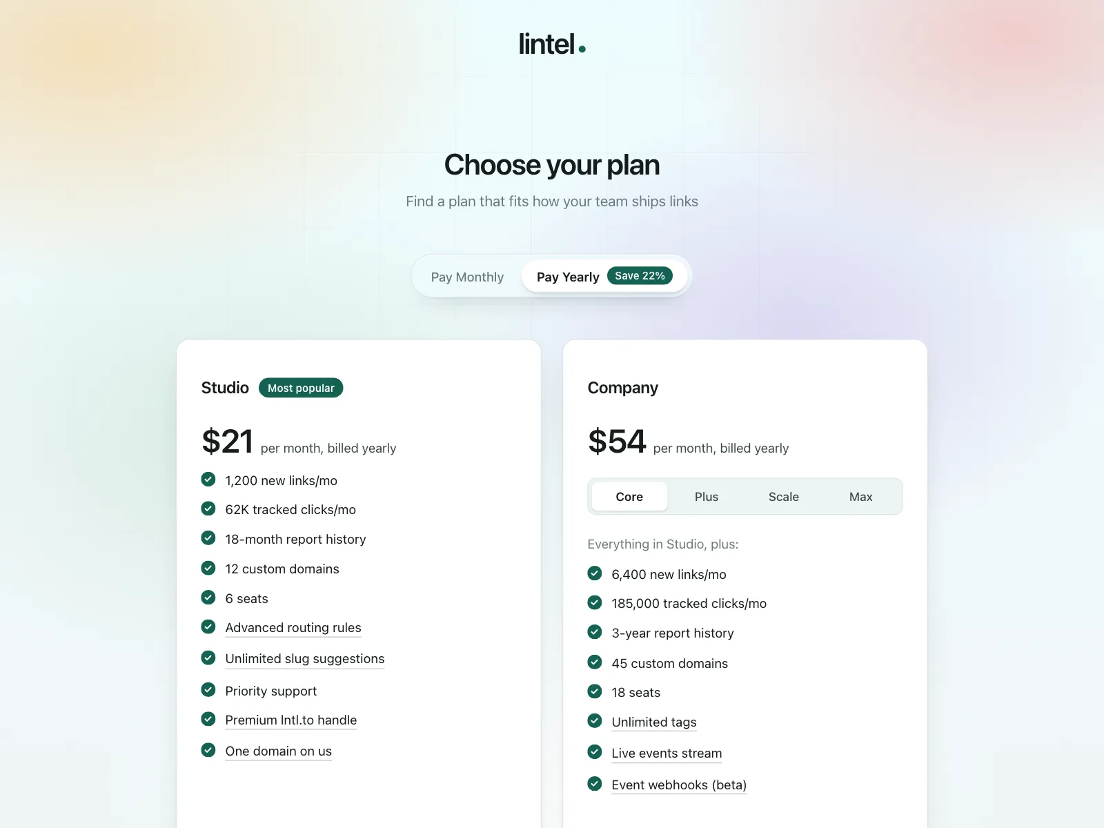 Pricing