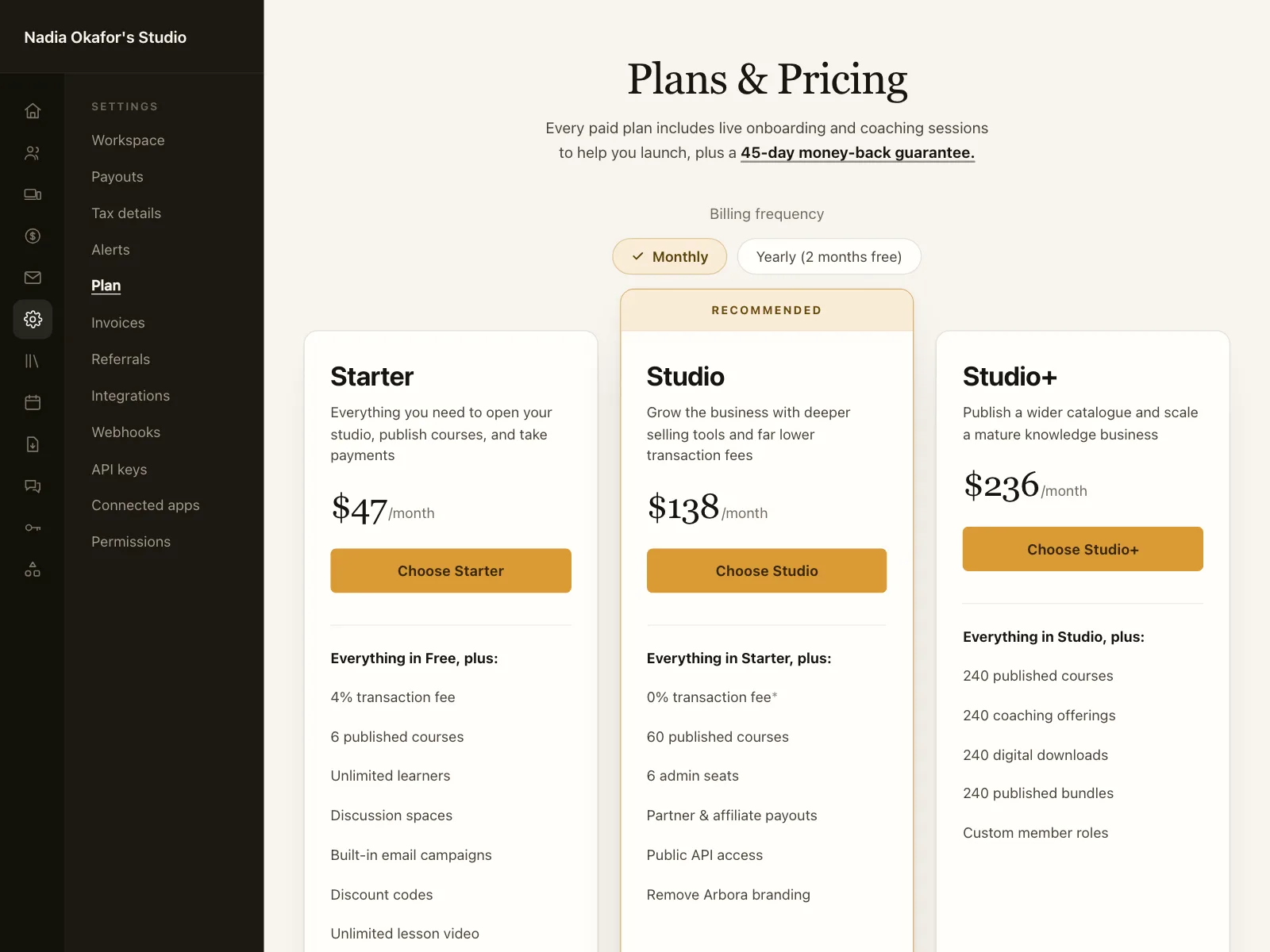 Pricing