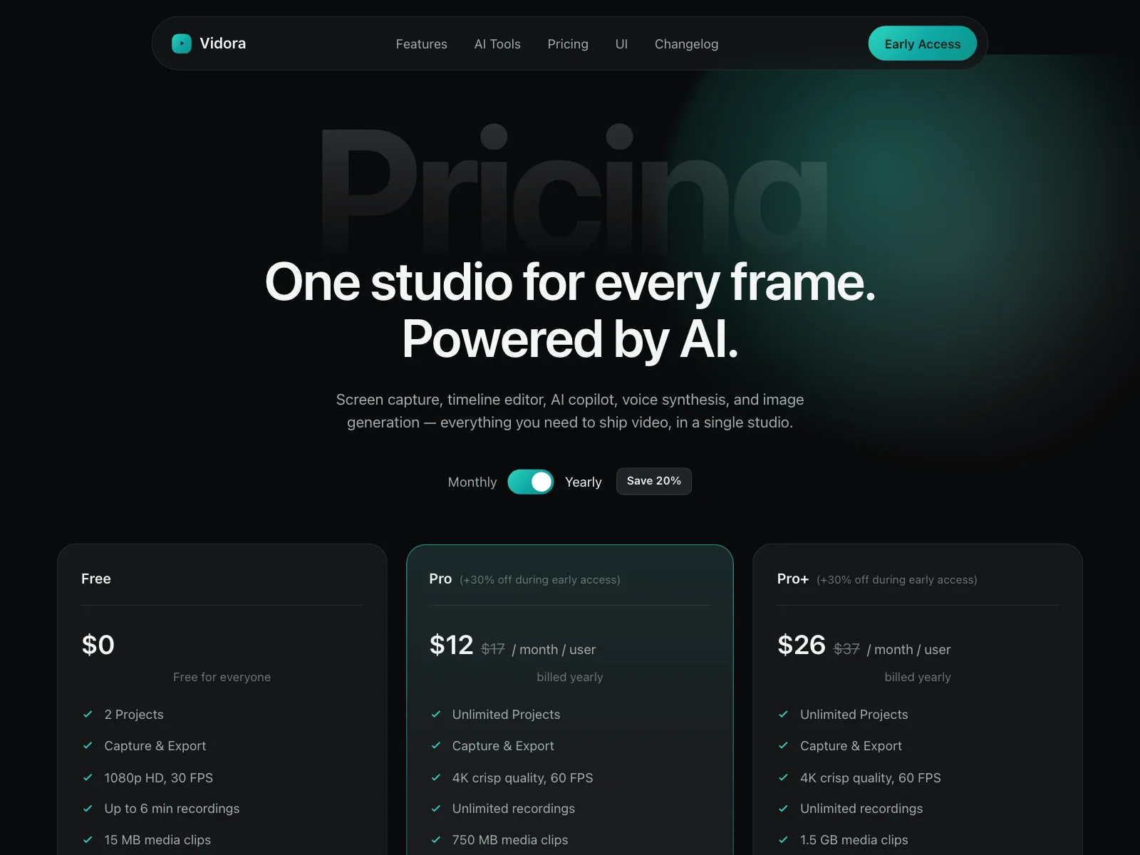 Pricing