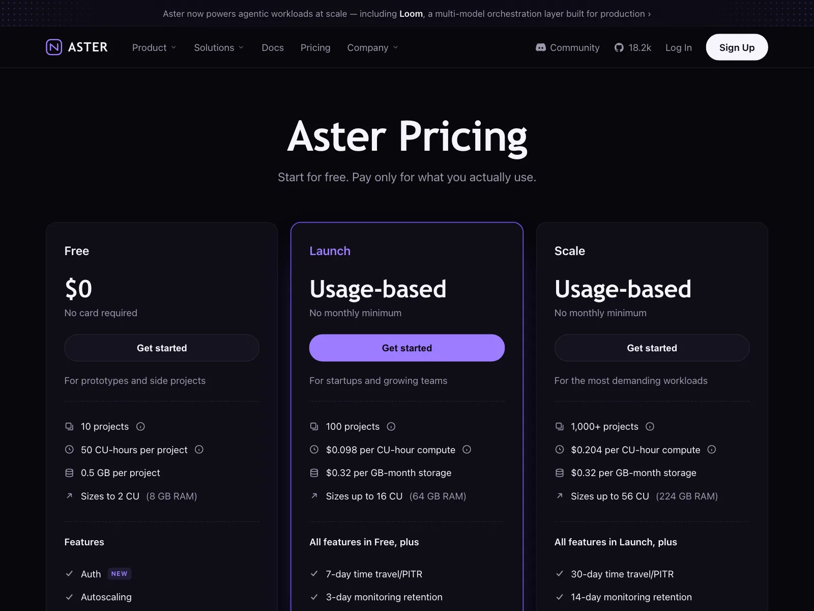 Pricing