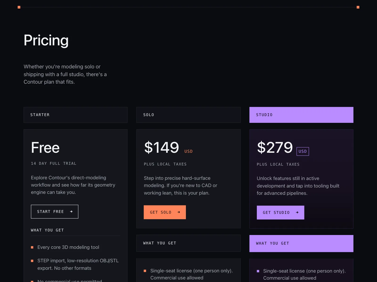 Pricing