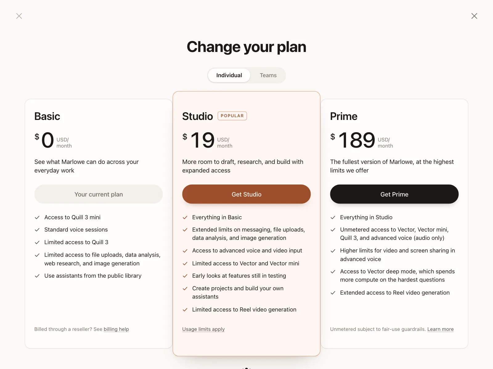 Pricing