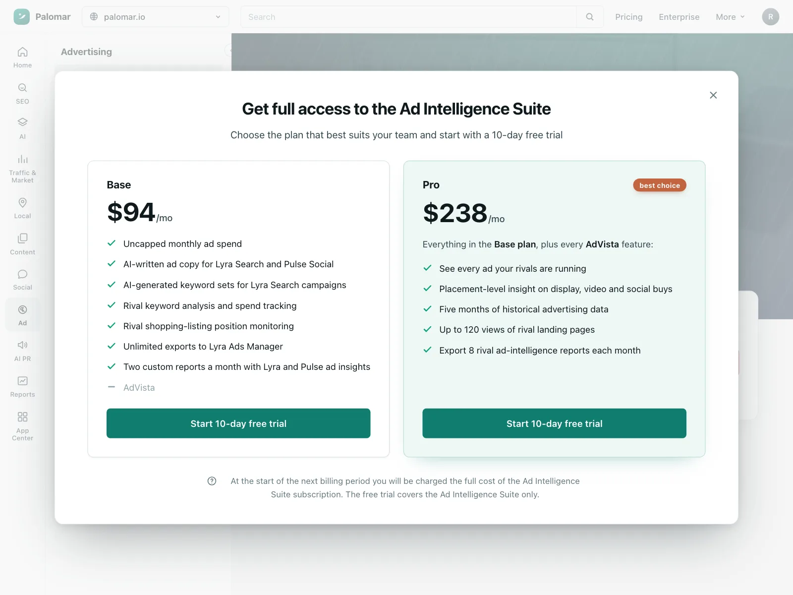 Pricing