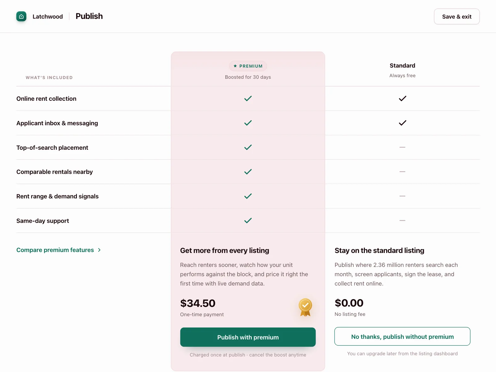 Pricing