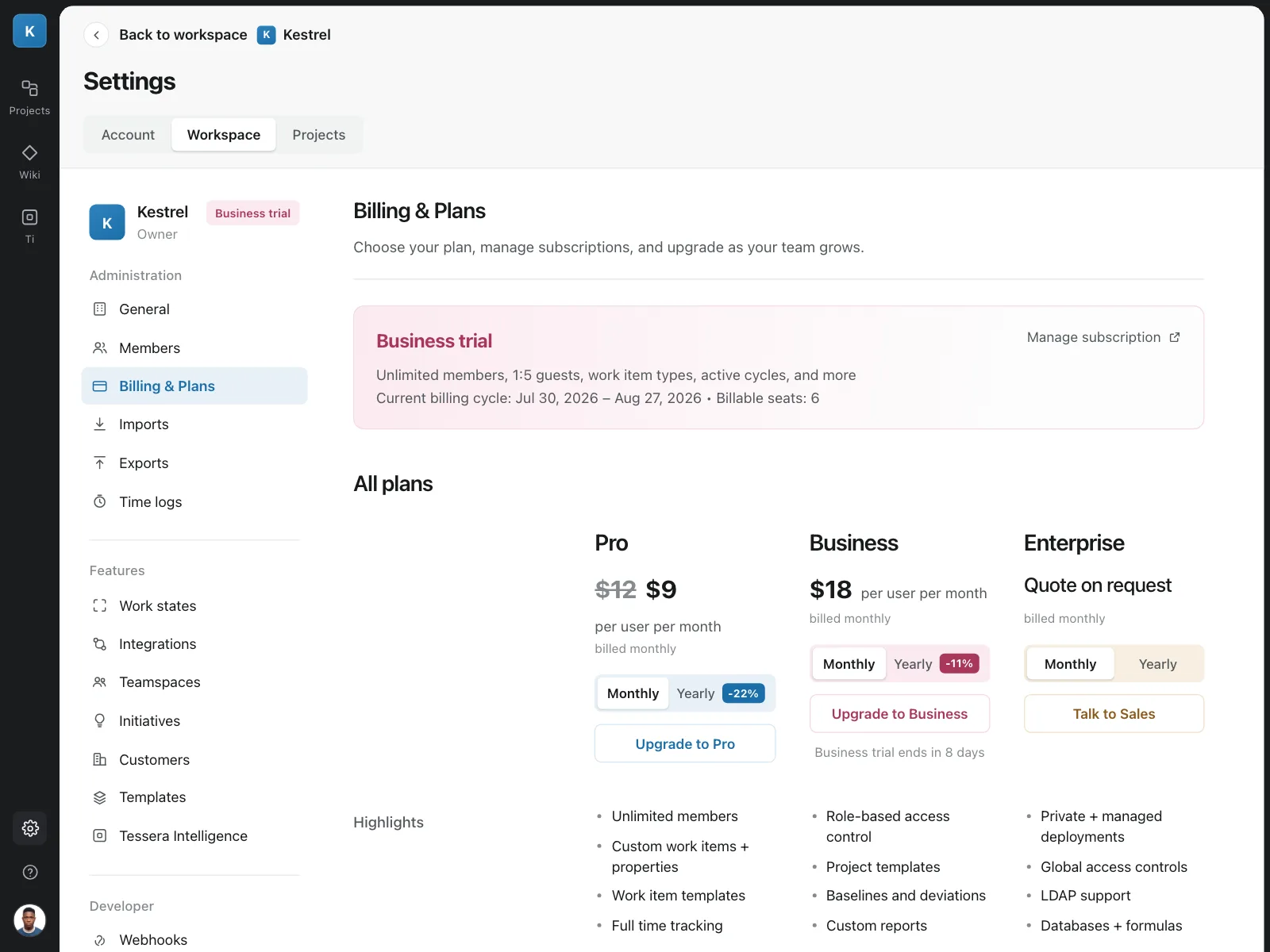 Pricing