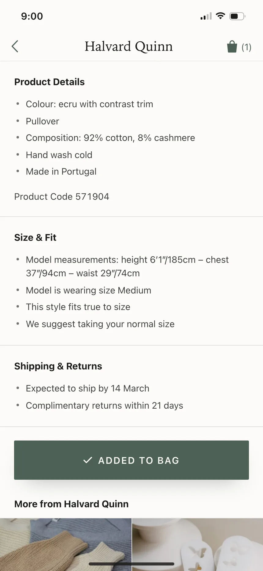 Product detail