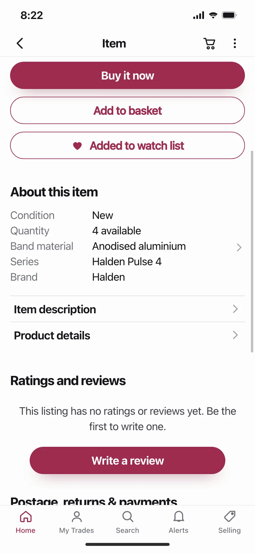 Product detail