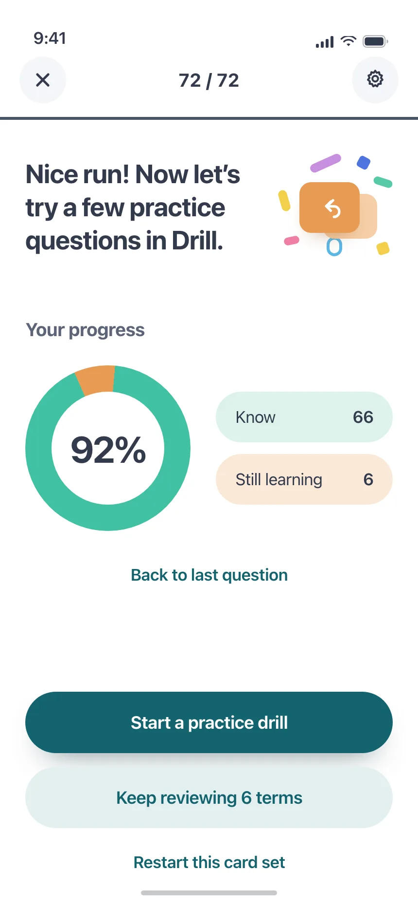Progress