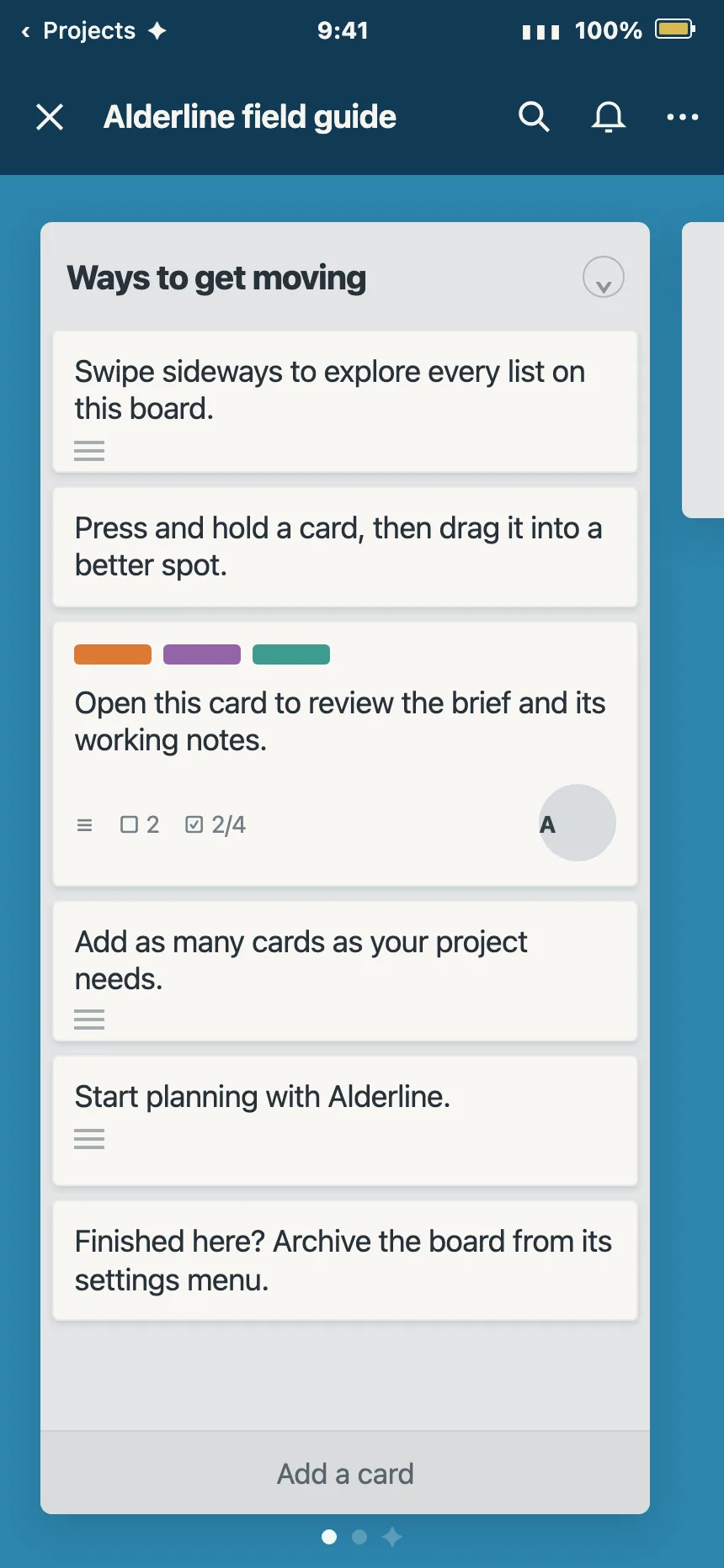 Project tracker