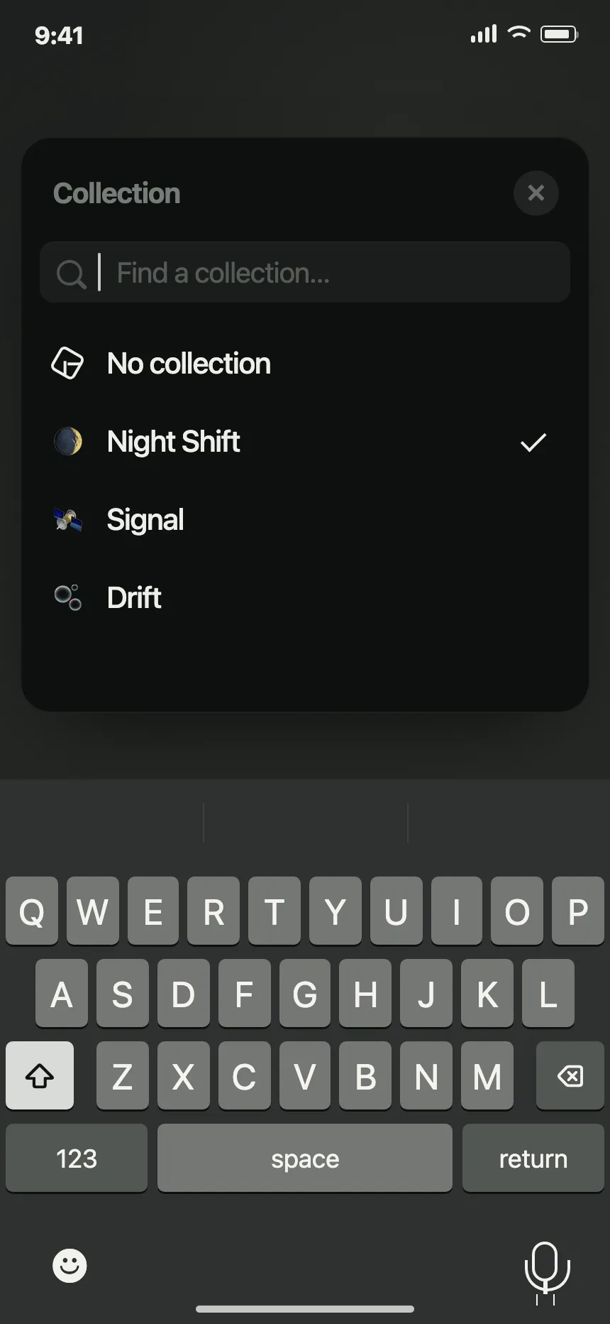 Project tracker