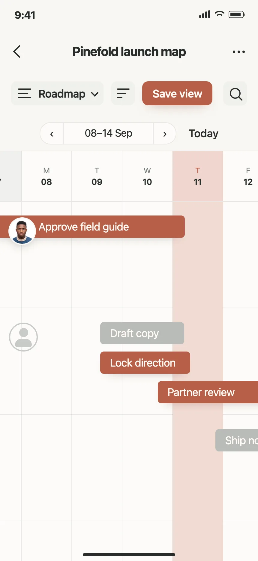 Project tracker