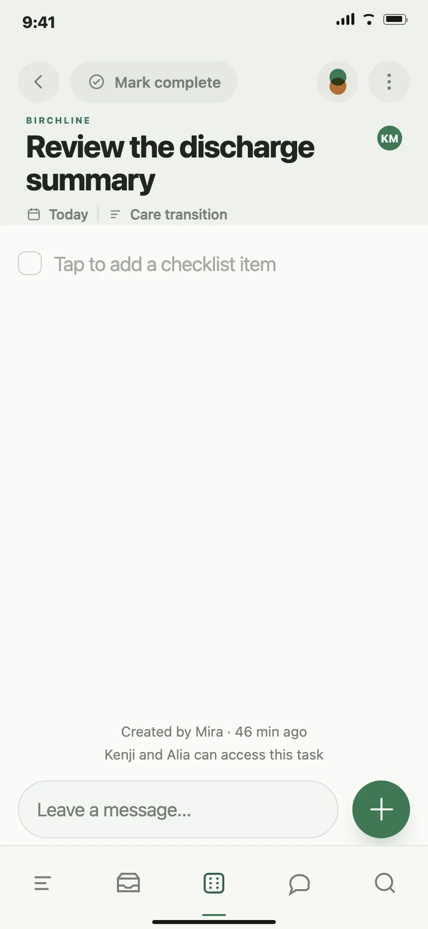 Project tracker