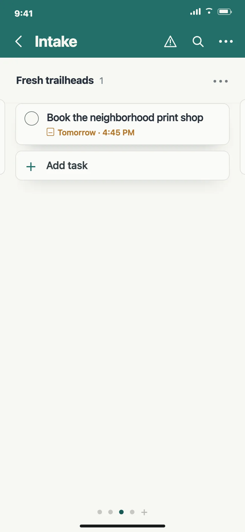 Project tracker