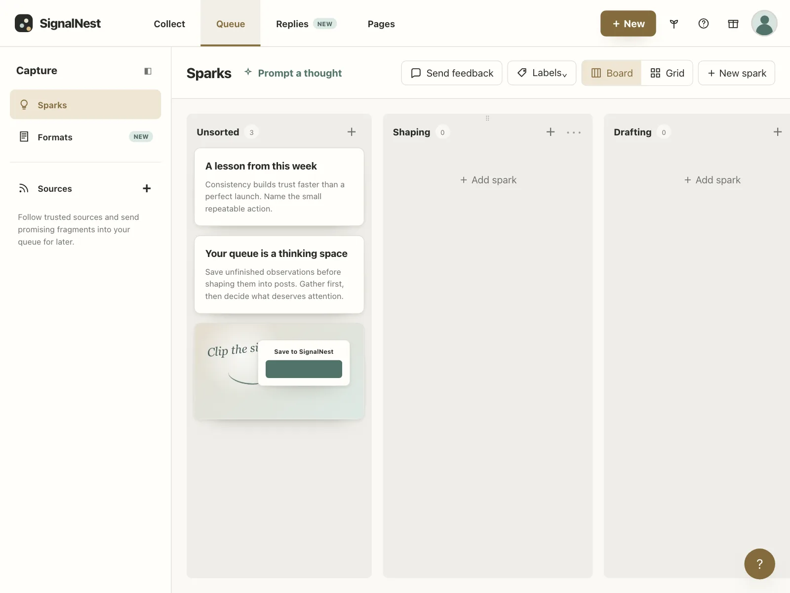 Project tracker