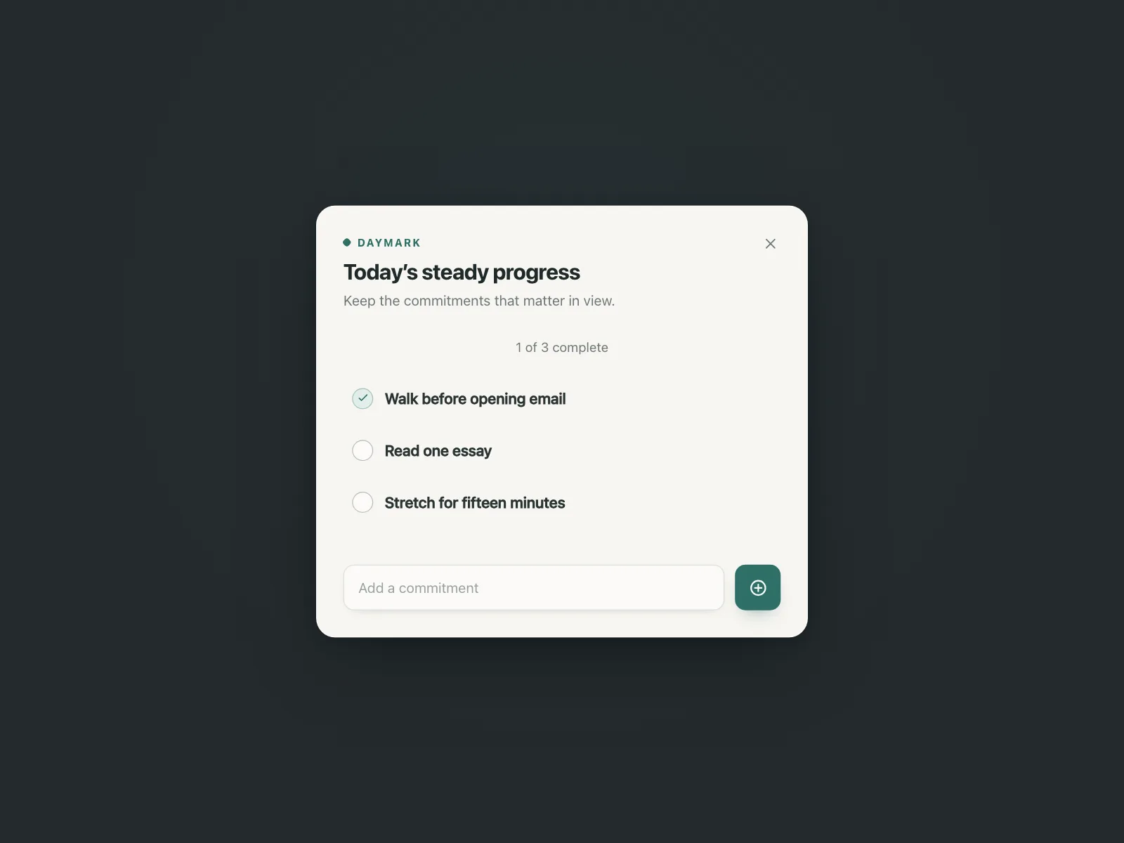 Project tracker