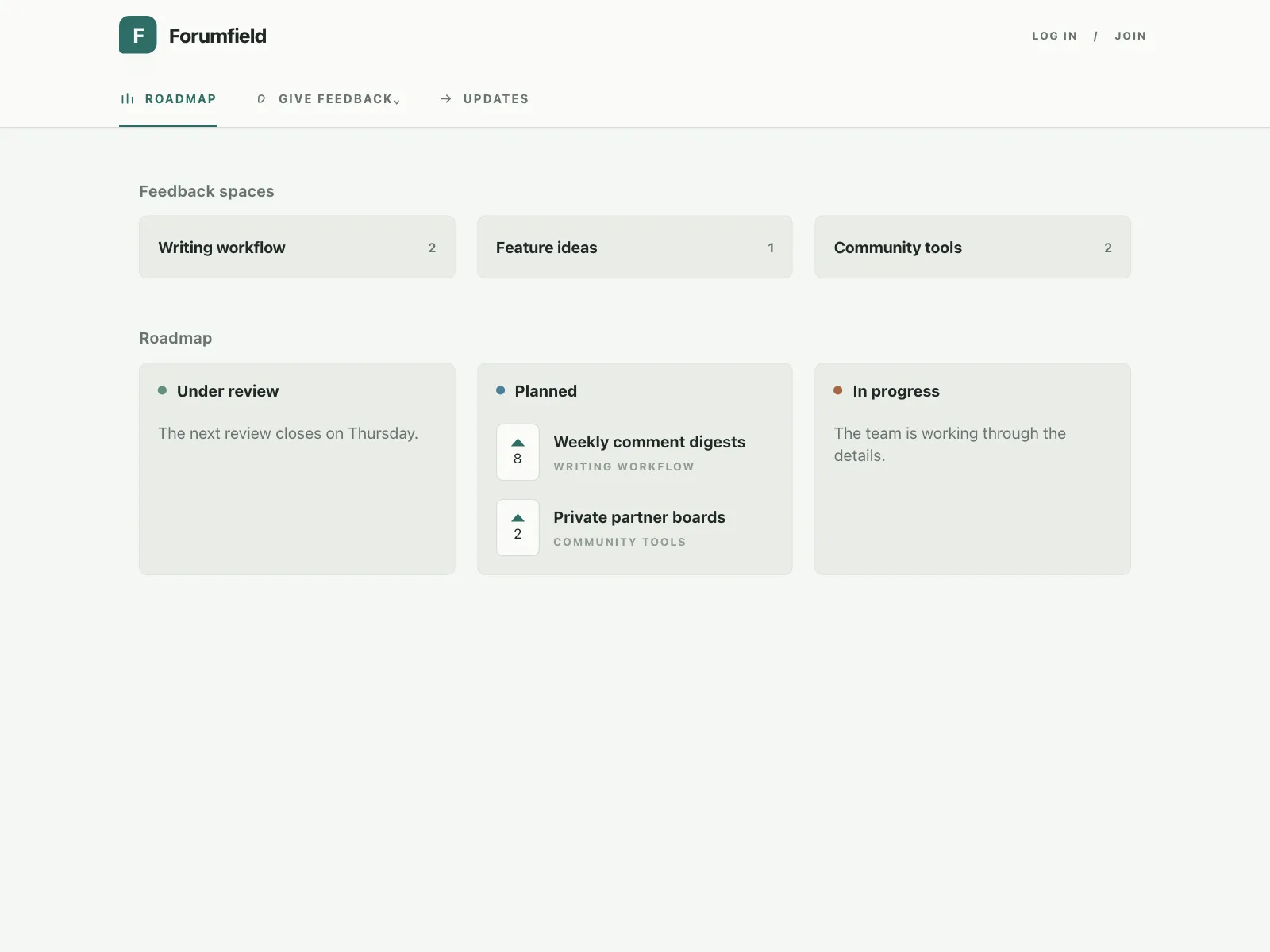 Project tracker