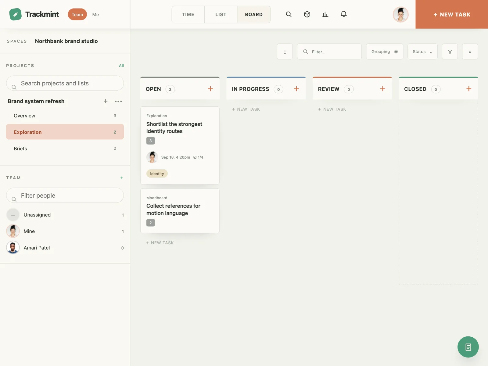 Project tracker