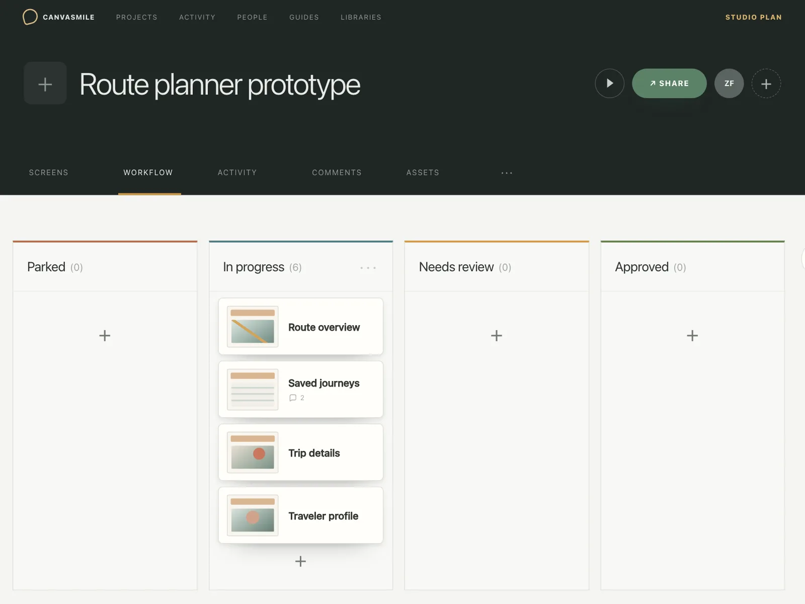 Project tracker