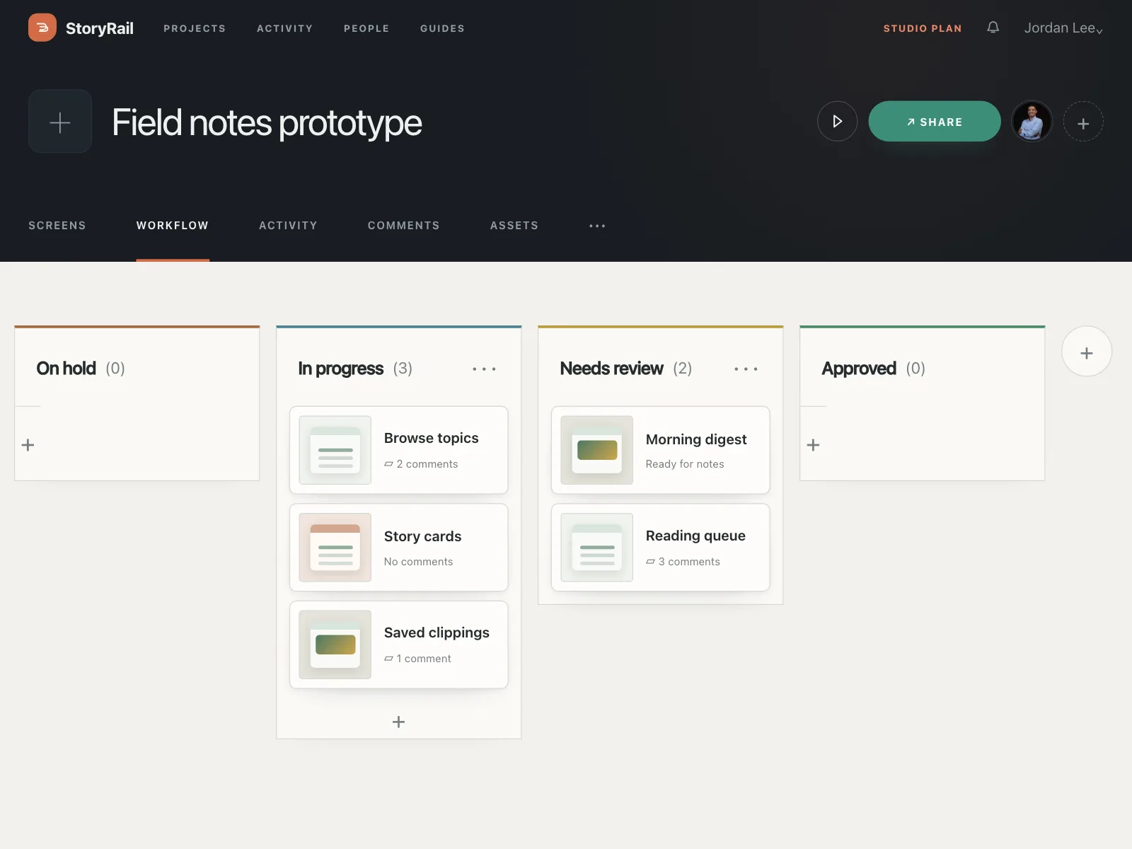 Project tracker