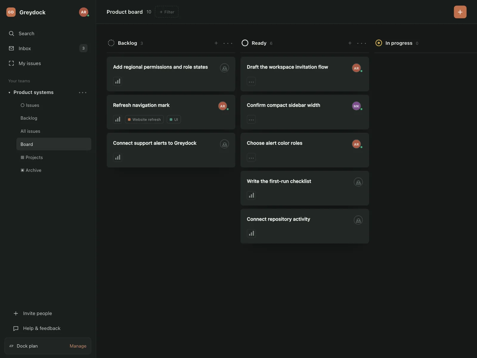 Project tracker