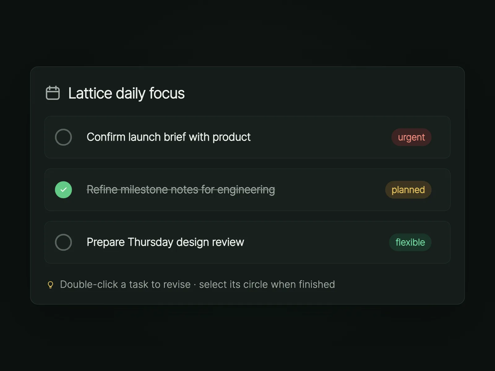 Project tracker