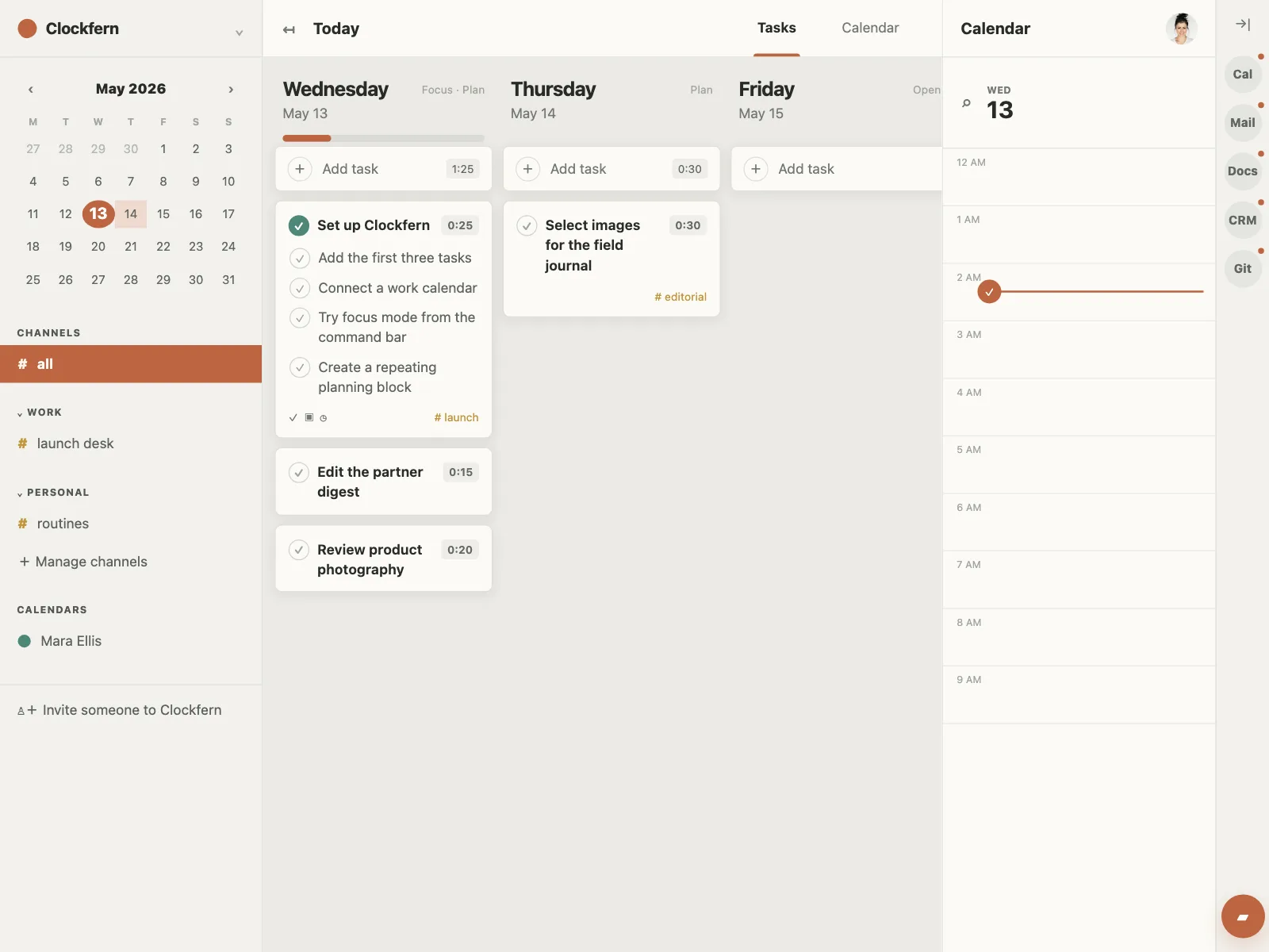 Project tracker