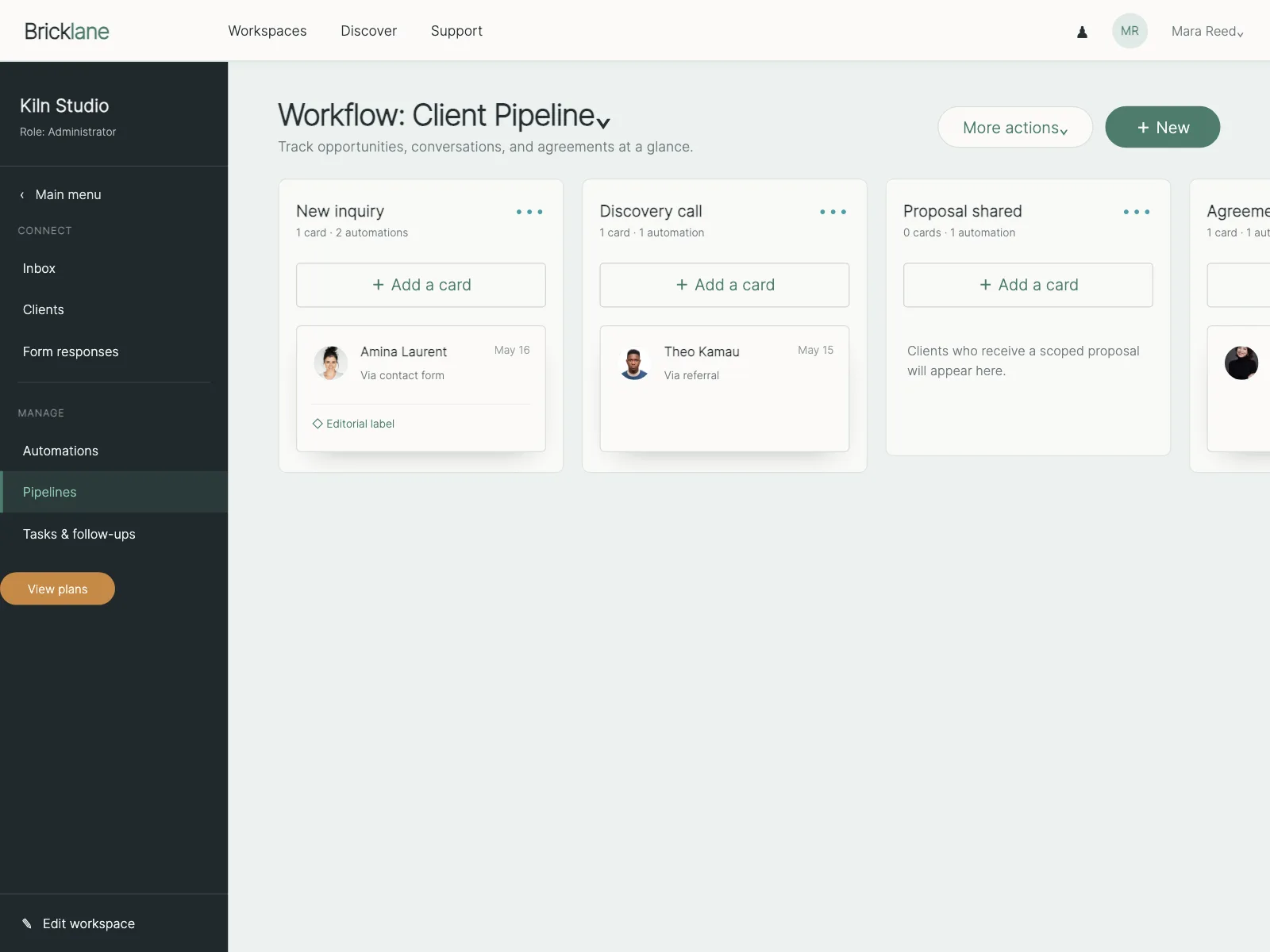 Project tracker