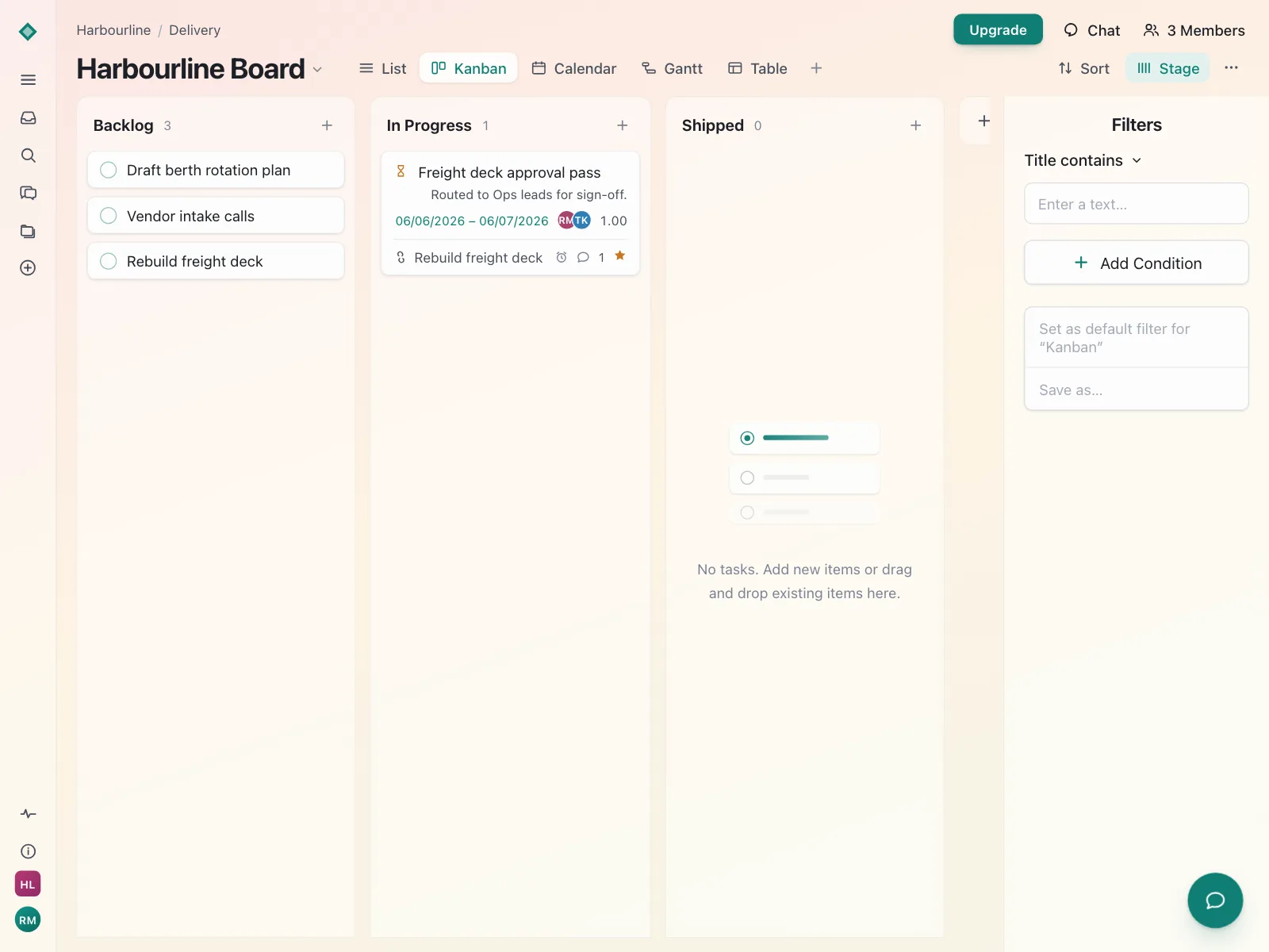 Project tracker