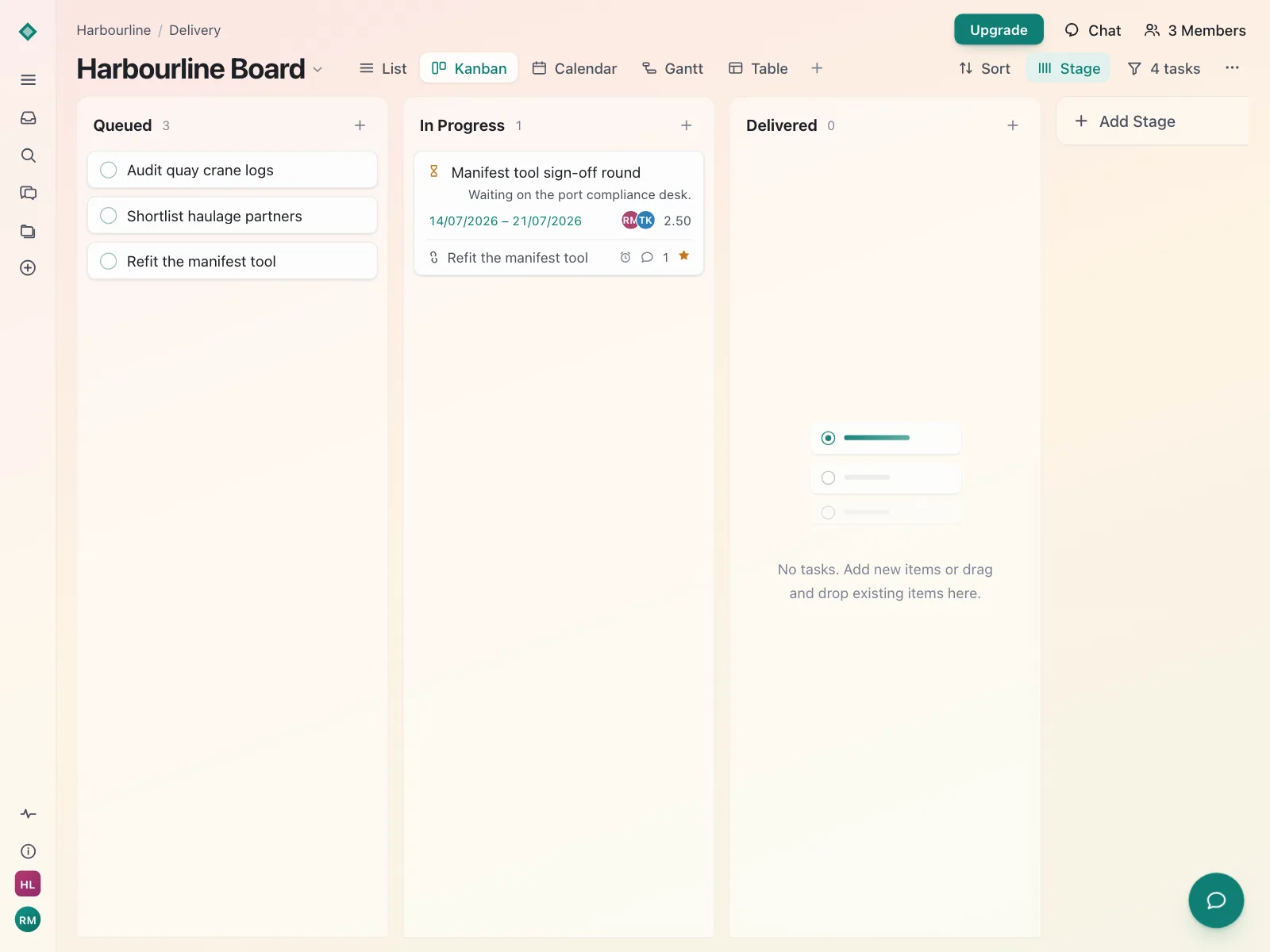 Project tracker