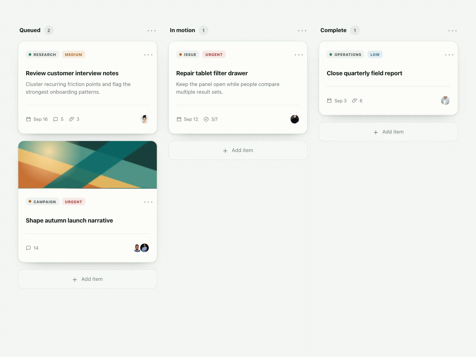 Project tracker