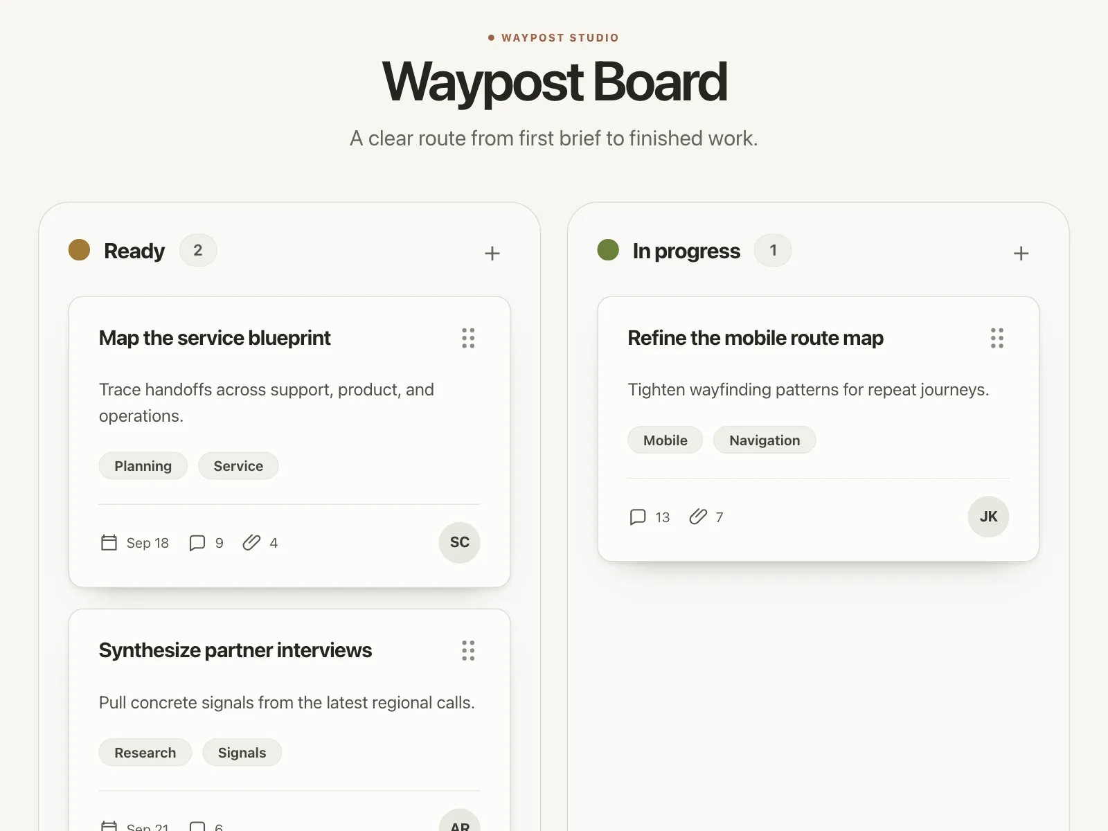Project tracker