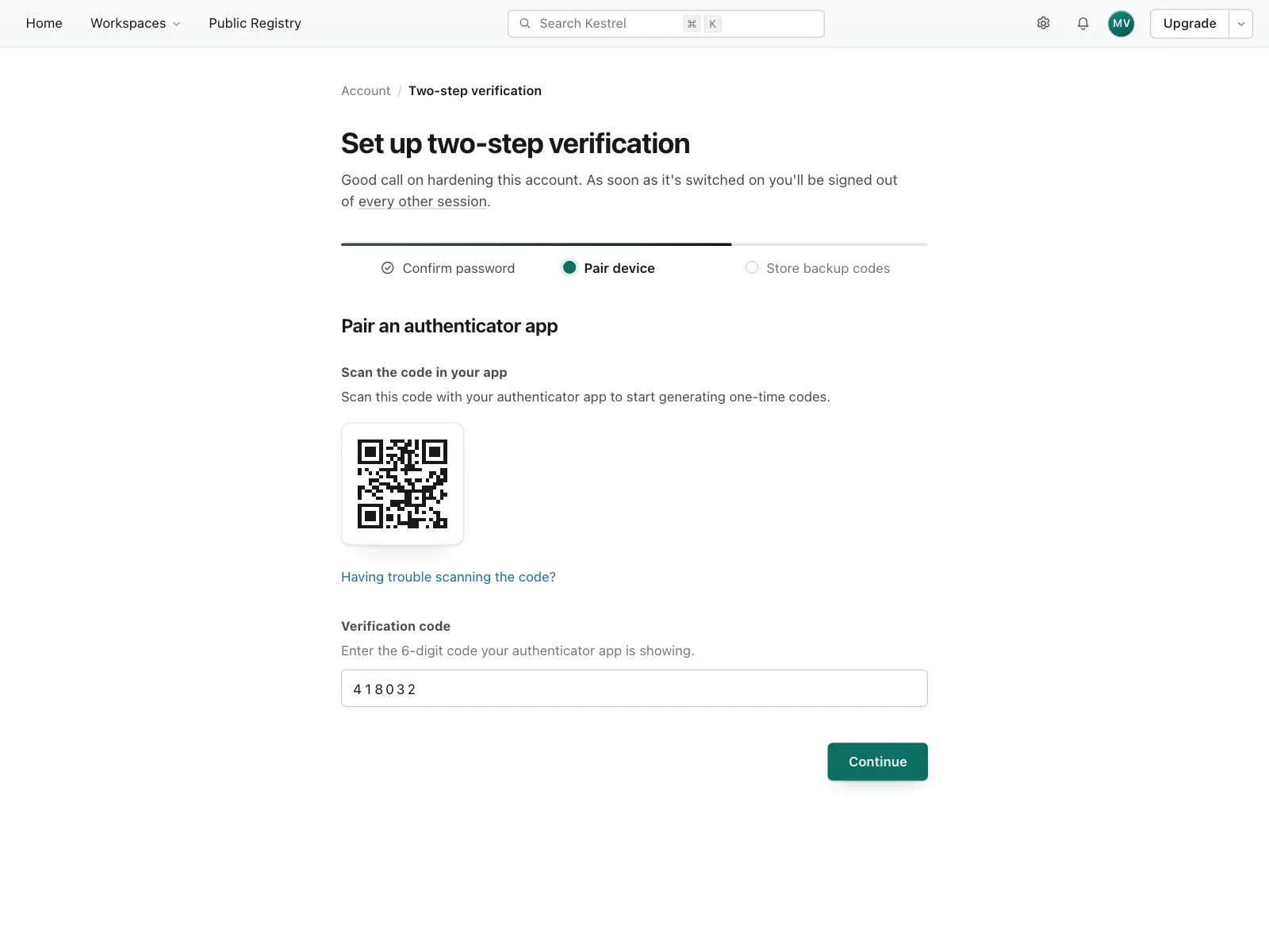 QR code