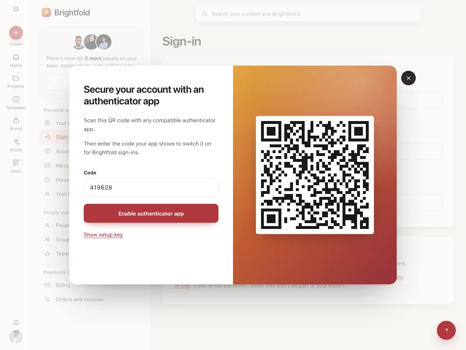 QR code