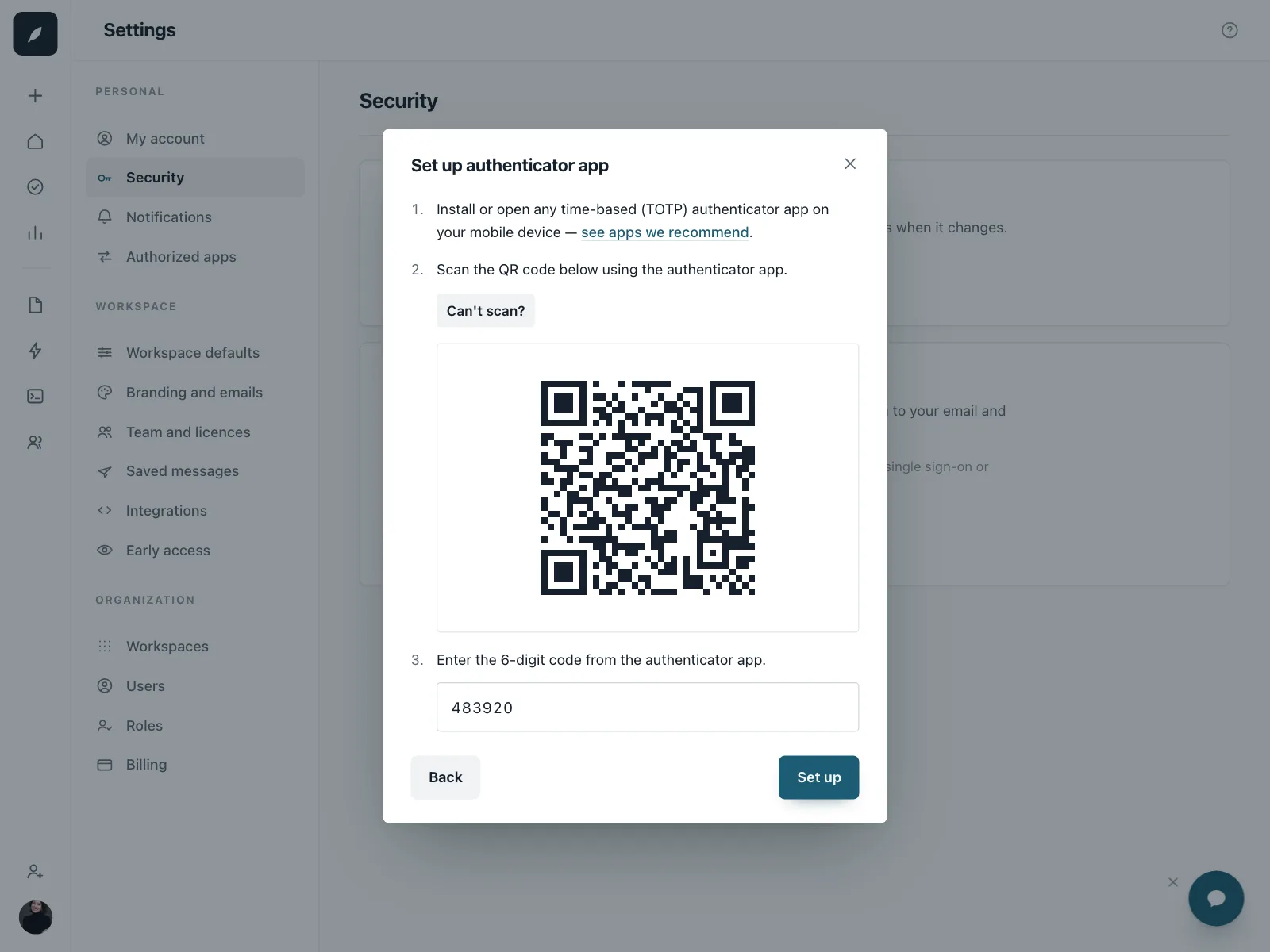 QR code