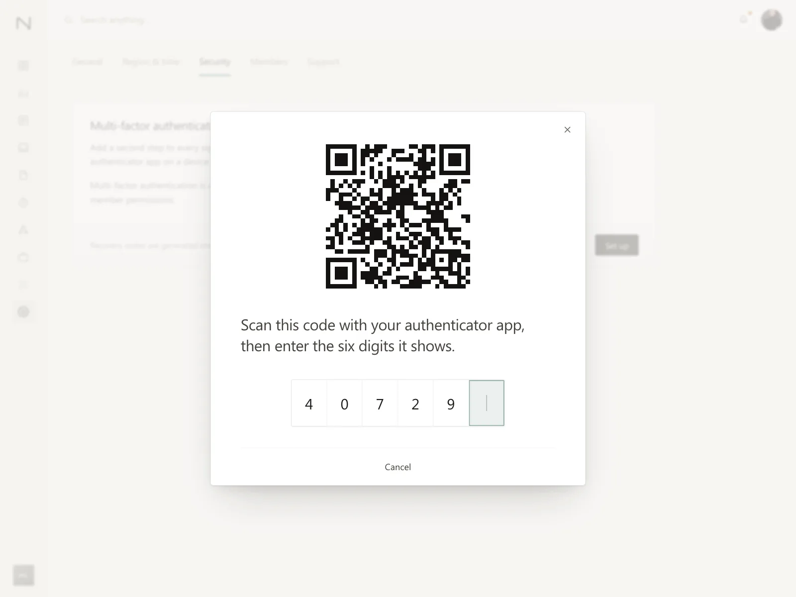 QR code