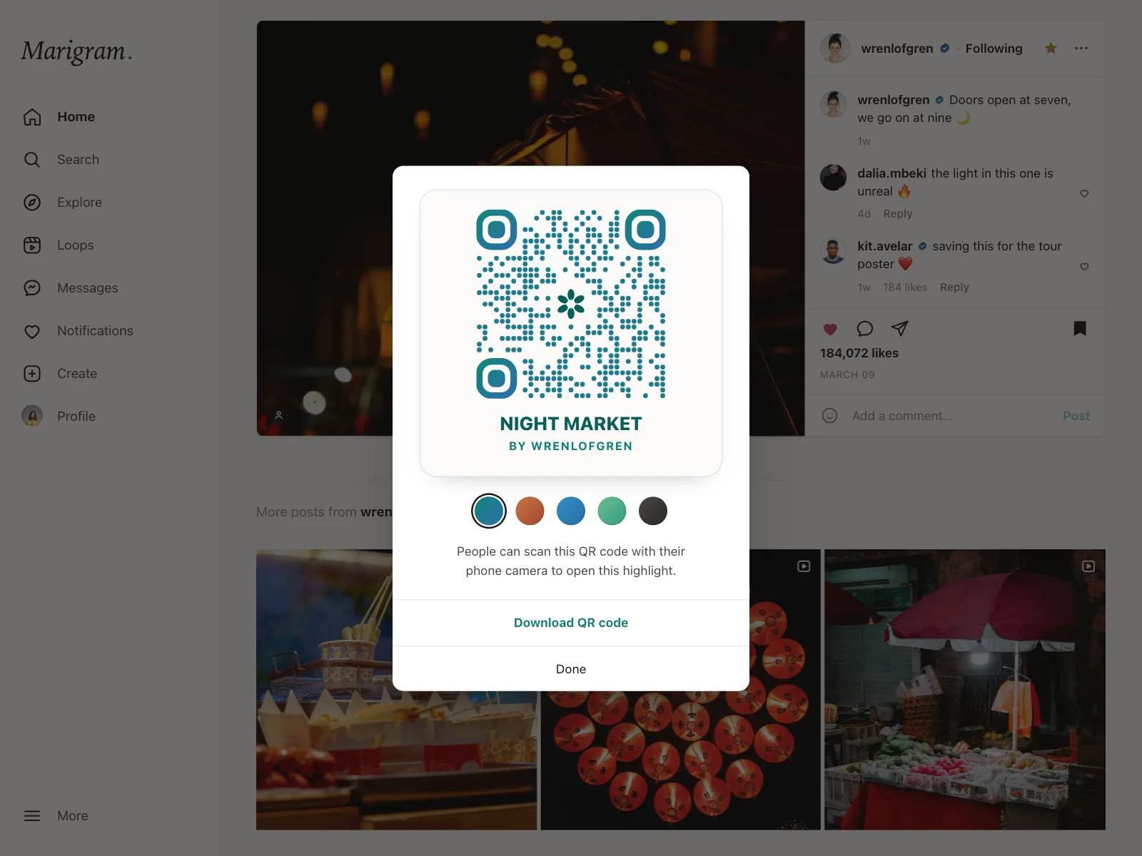 QR code