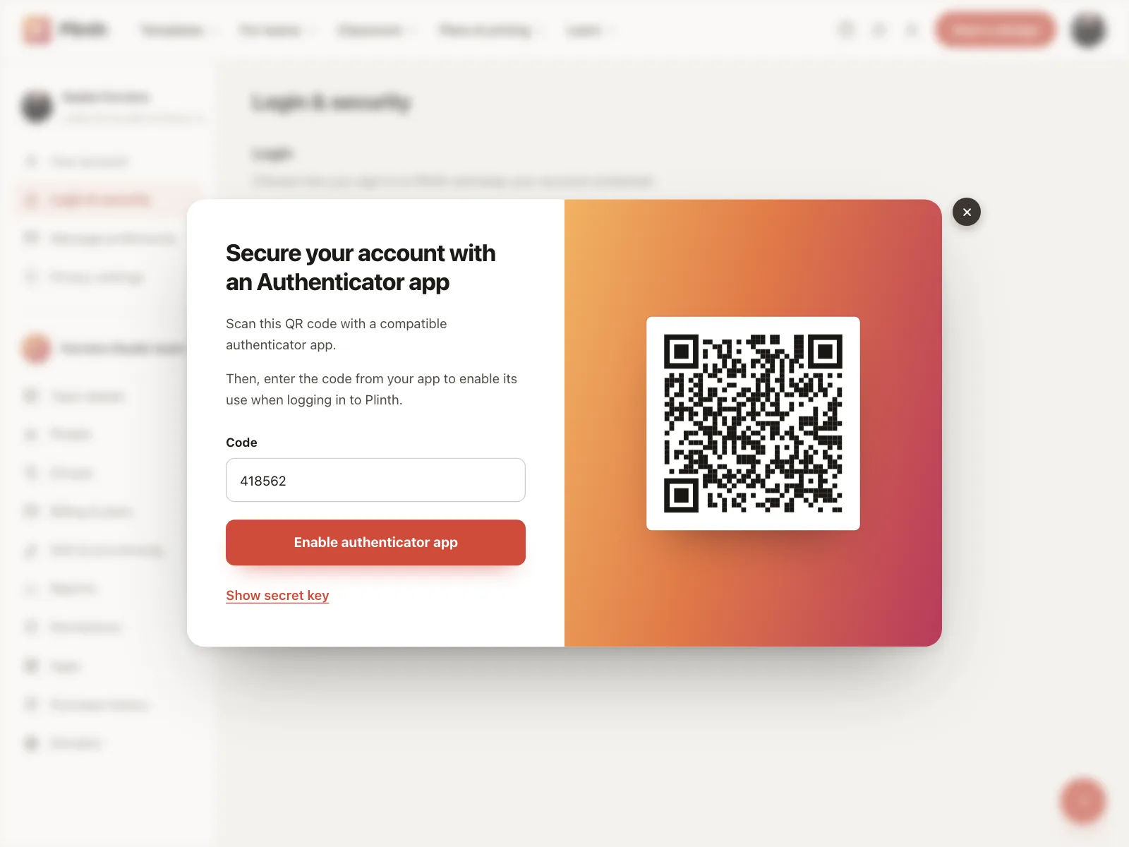QR code