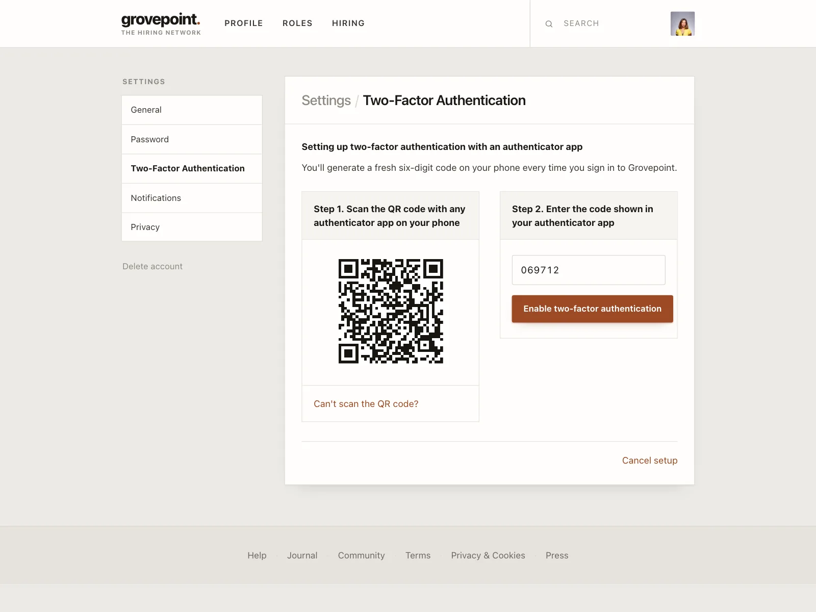 QR code