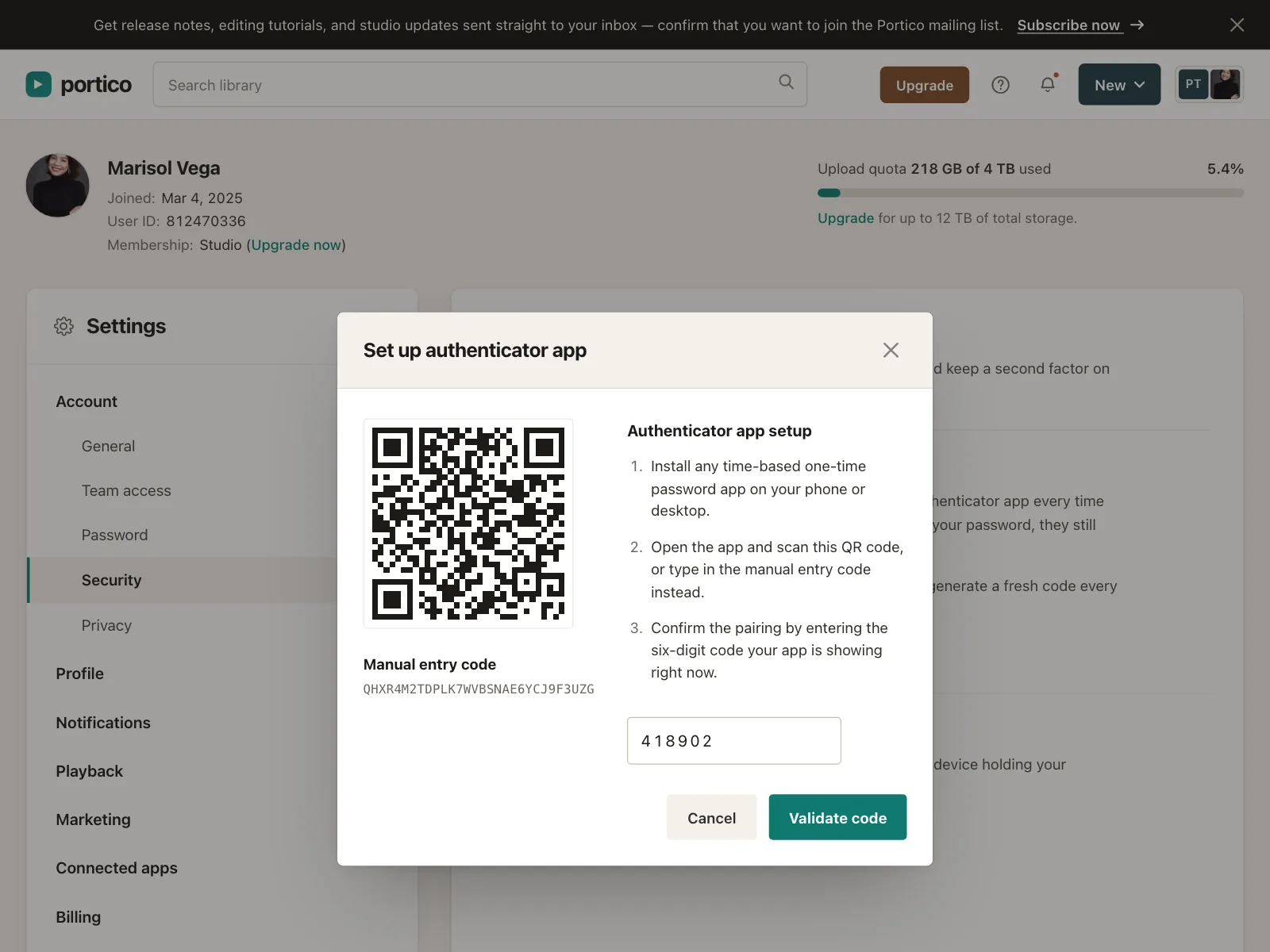 QR code