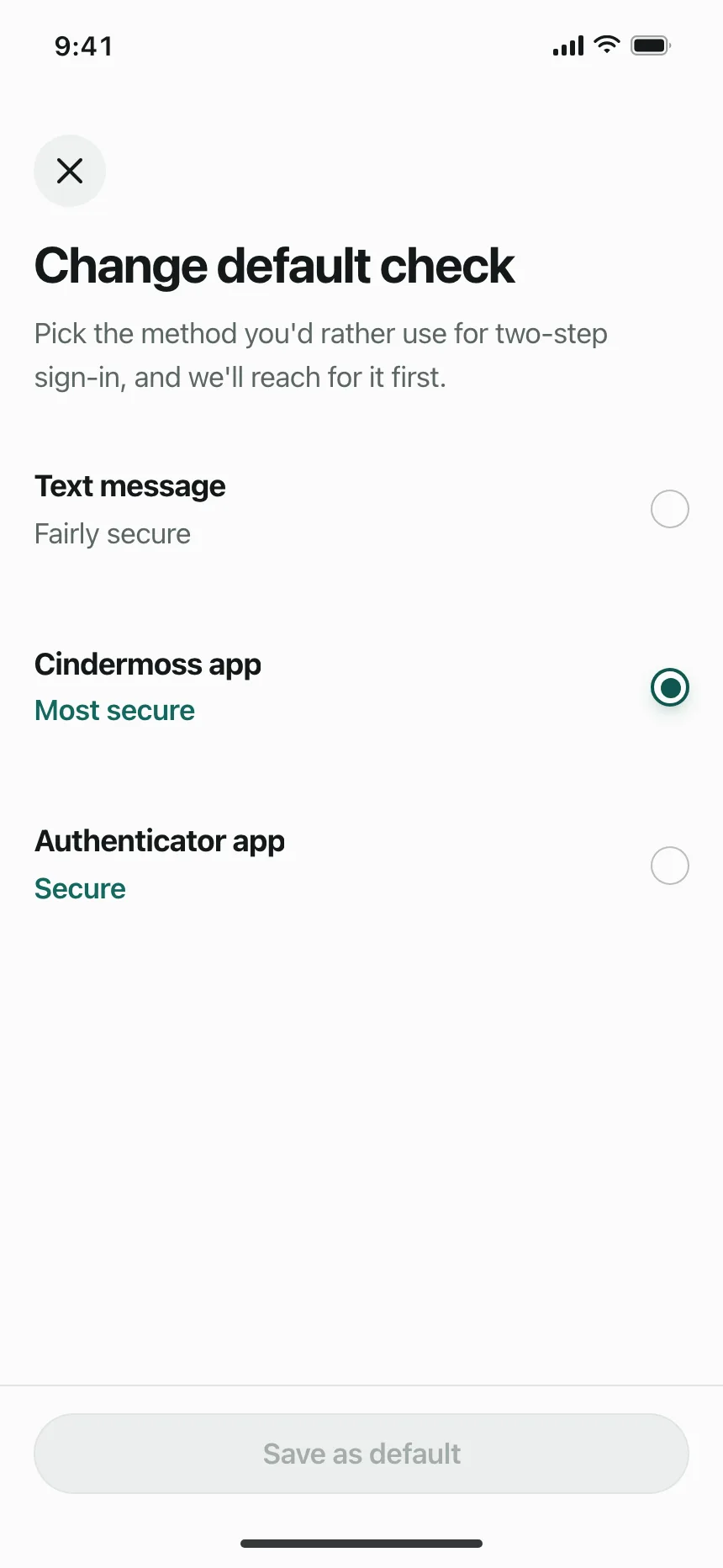 Radio button