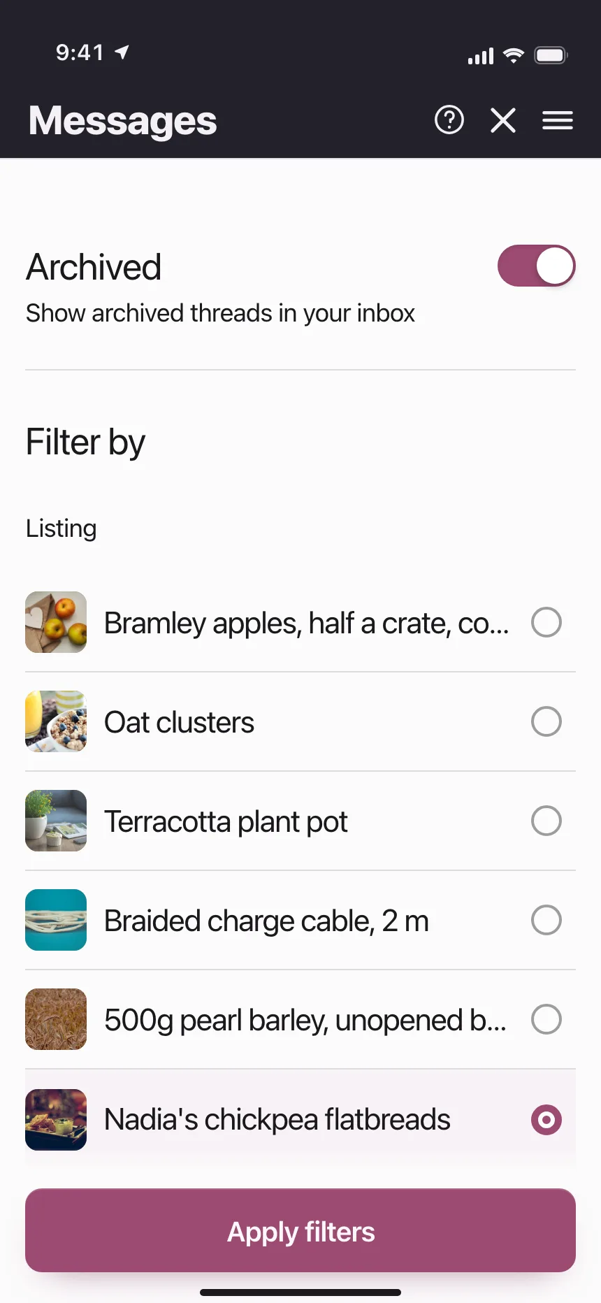 Radio button