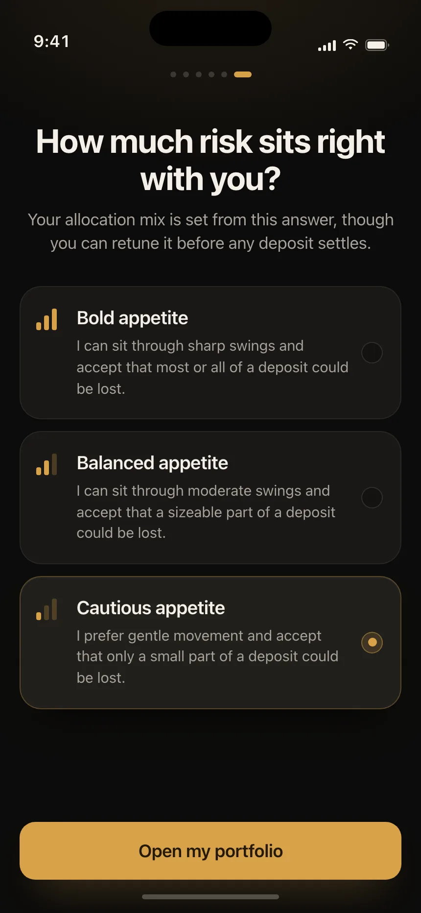 Radio button
