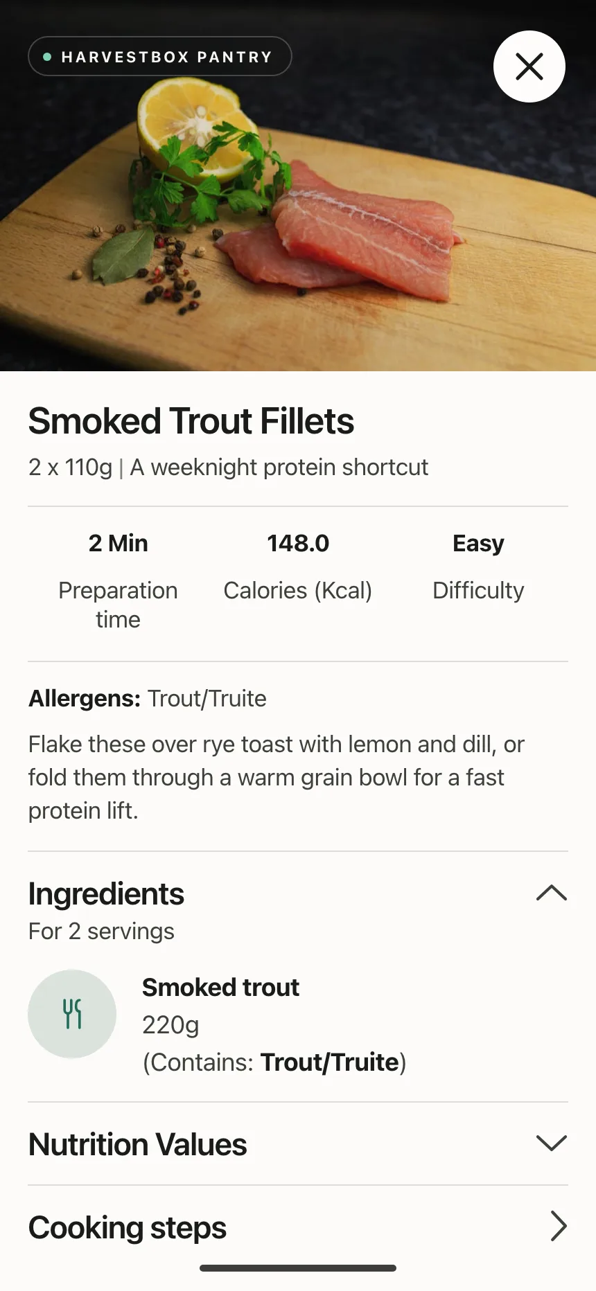 Recipe detail