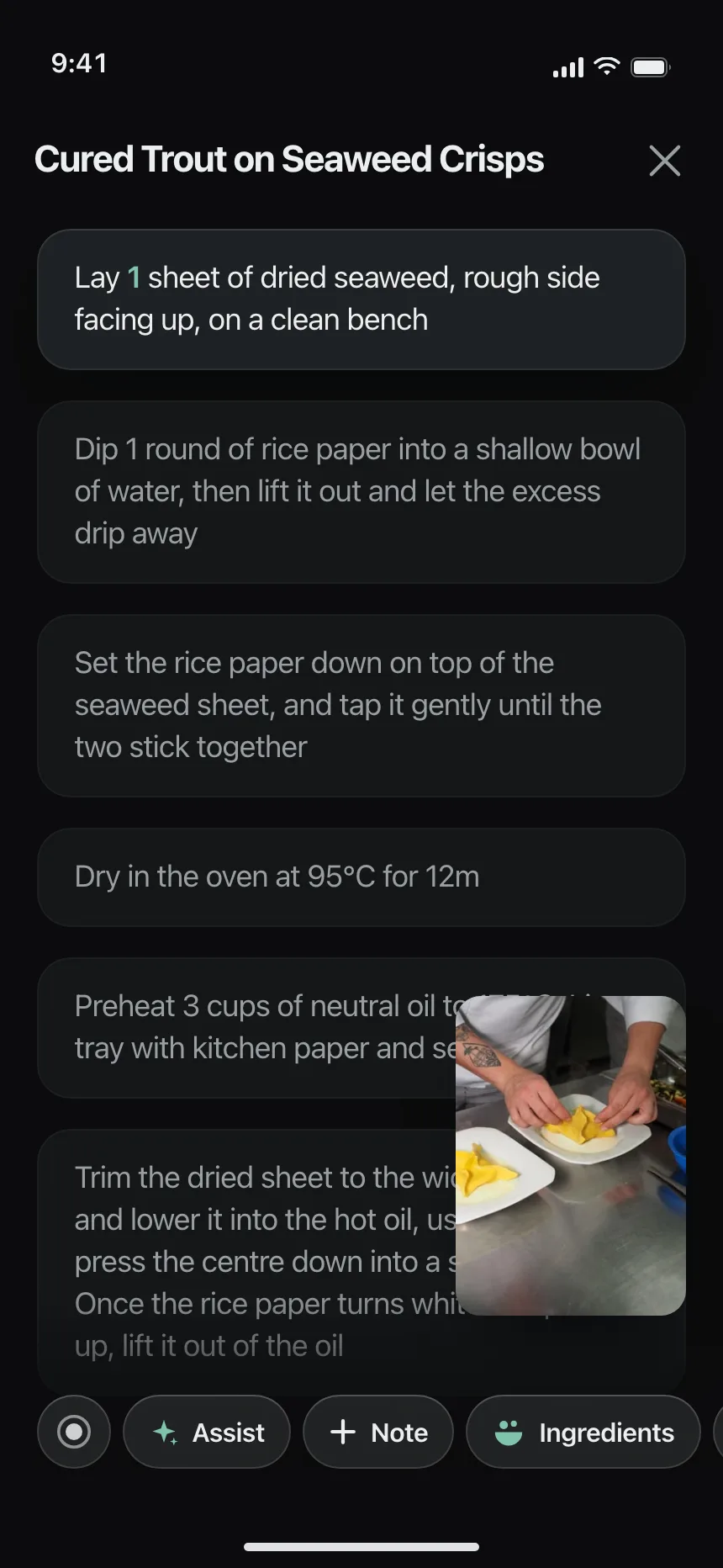Recipe detail